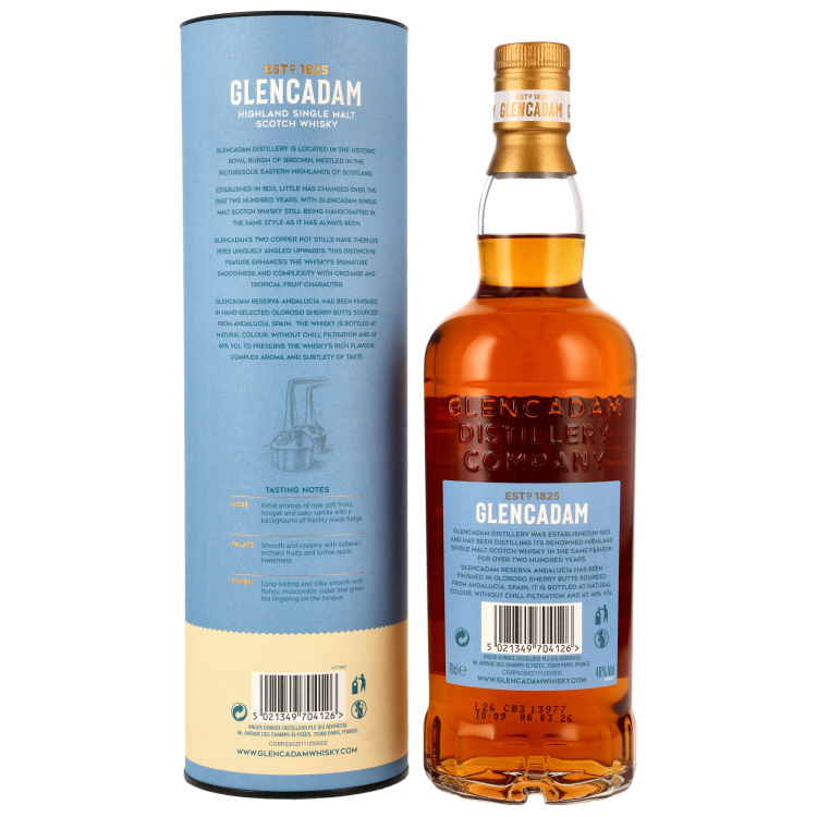 Preview: Glencadam Reserva Andalucia - Oloroso Sherry - Neue Ausstattung 2026
